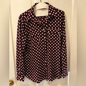 Ann Taylor LOFT button down blouse